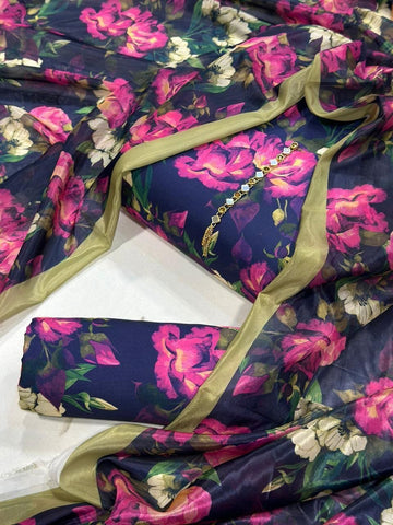Swiss Lawn Digital Print 3-Pc Suit