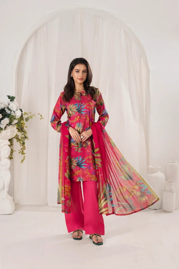 Bin Musa 3 Pc Lawn - BM76