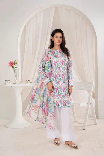Bin Musa 3 Pc Lawn - BM77