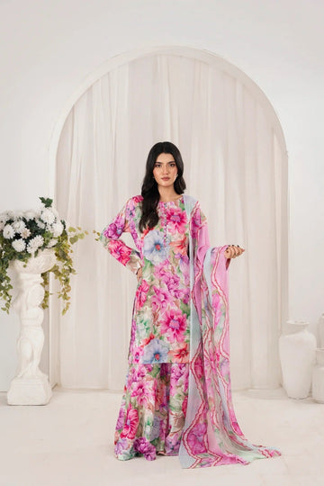 Bin Musa 3 Pc Lawn - BM79