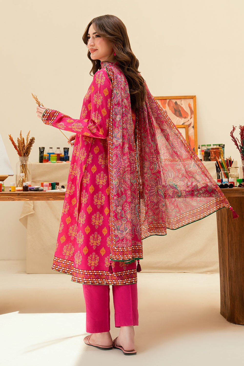 3 Piece Lawn Printed UnStitched Suit