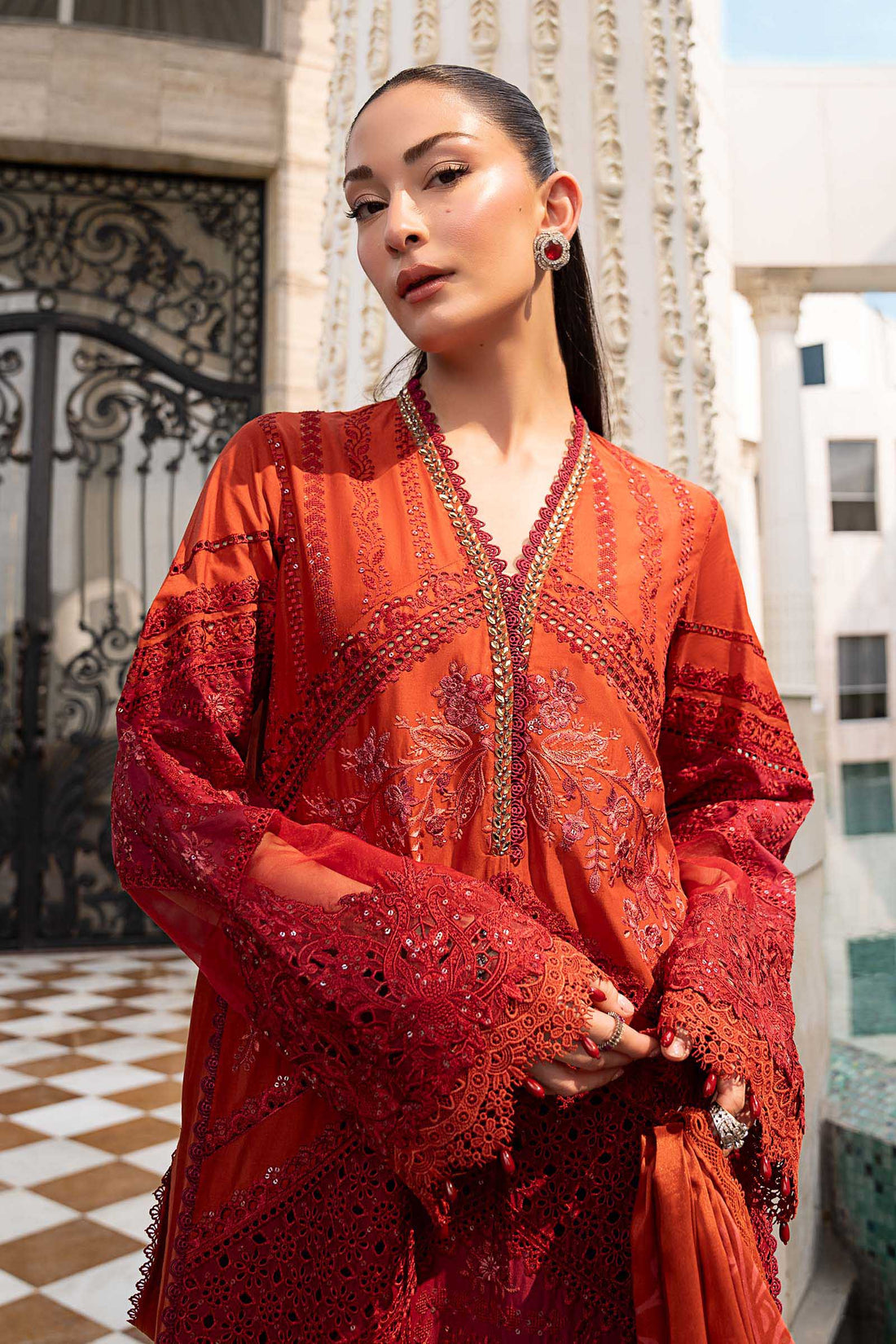 3 Piece Embroidered Lawn Suit