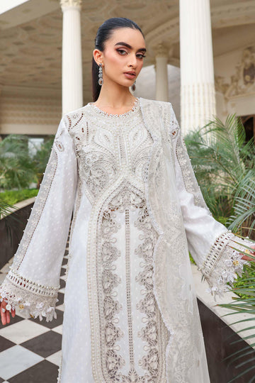 3 Piece Unstitched Embroidered Jacquard Lawn Suit