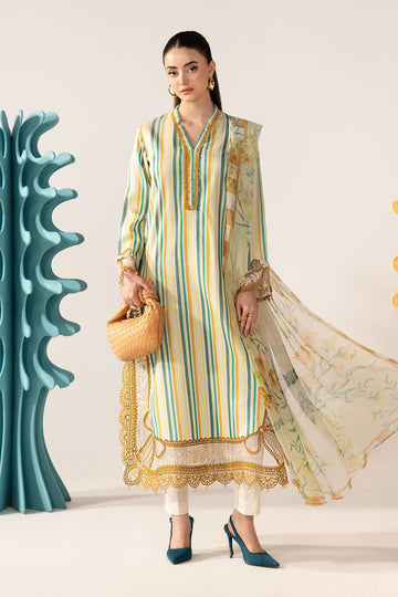 3 Piece Embroidered Jacquard Suit