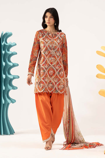 3 Piece Embroidered Lawn Suit
