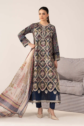 3 Piece Embroidered Lawn Suit