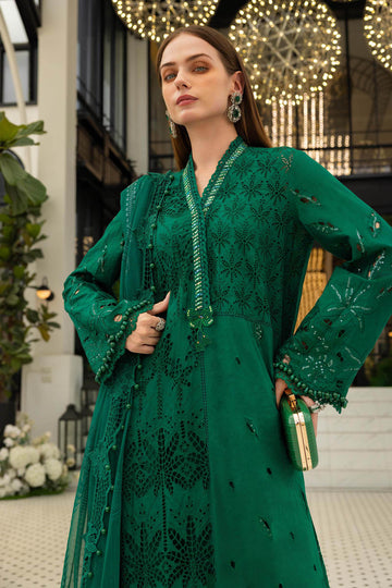 3 Piece Unstitched Embroidered Lawn Suit
