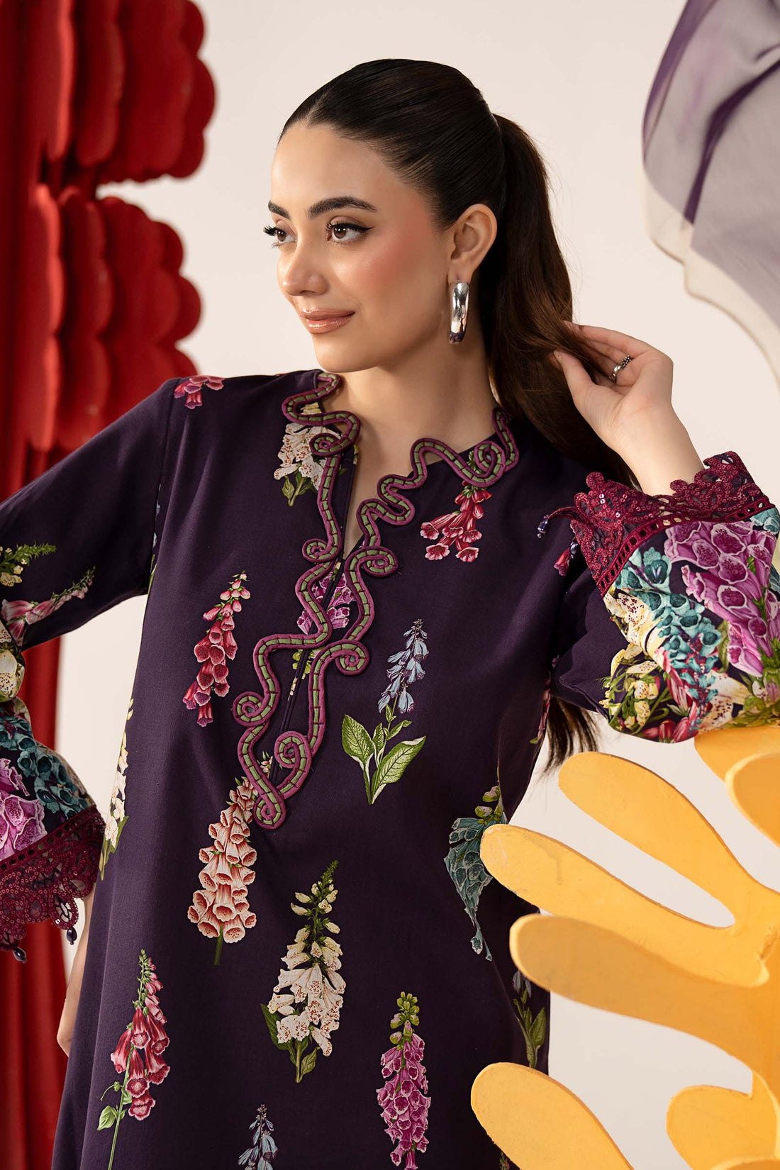 3 Piece Embroidered Lawn Suit