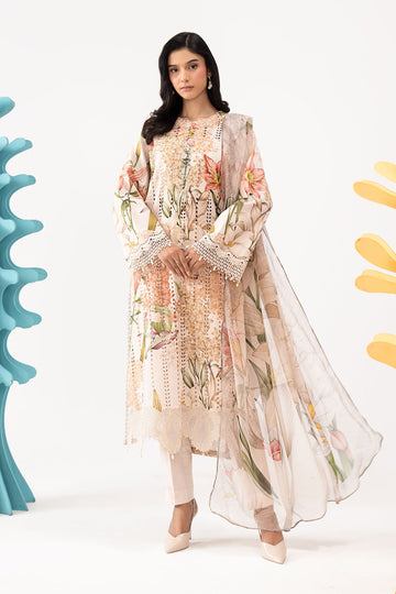 3 Piece Embroidered Lawn Suit