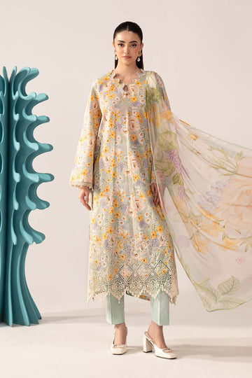 3 Piece Embroidered Lawn Suit