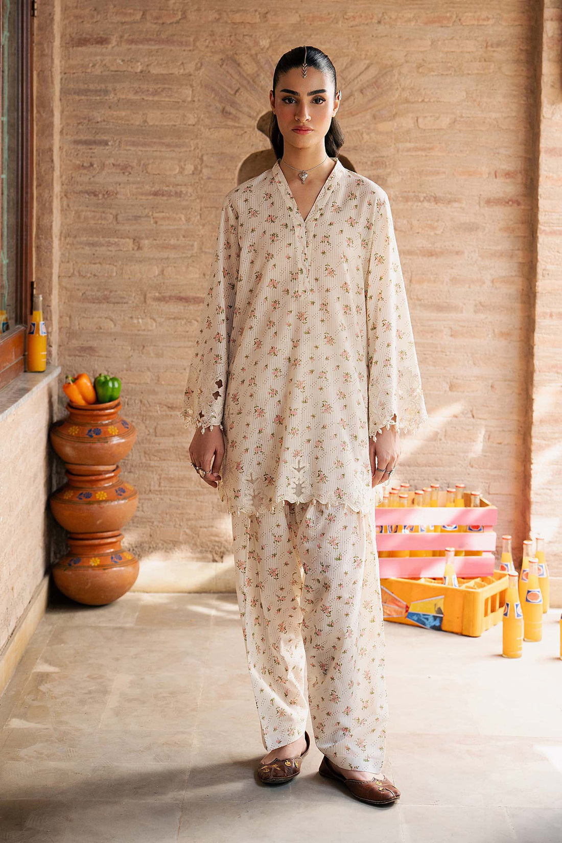 2 Piece Embroidered Lawn Suit