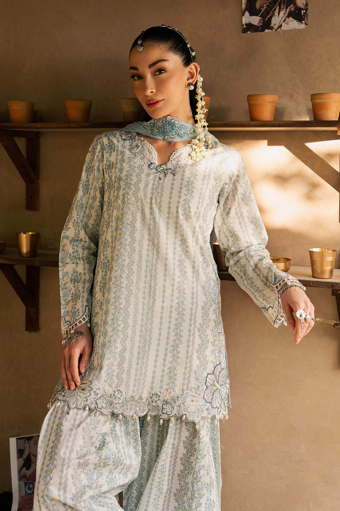 3 Piece Embroidered Lawn Suit