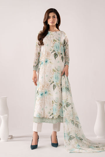 3 Piece Embroidered Lawn Suit