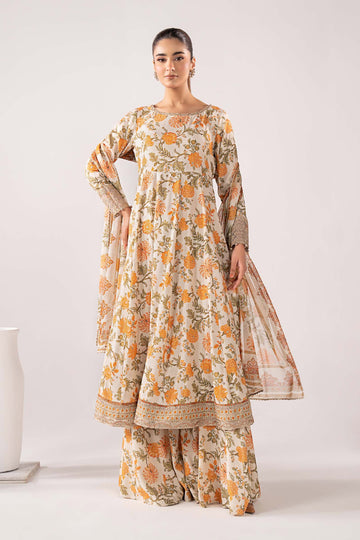 3 Piece Embroidered Lawn Suit