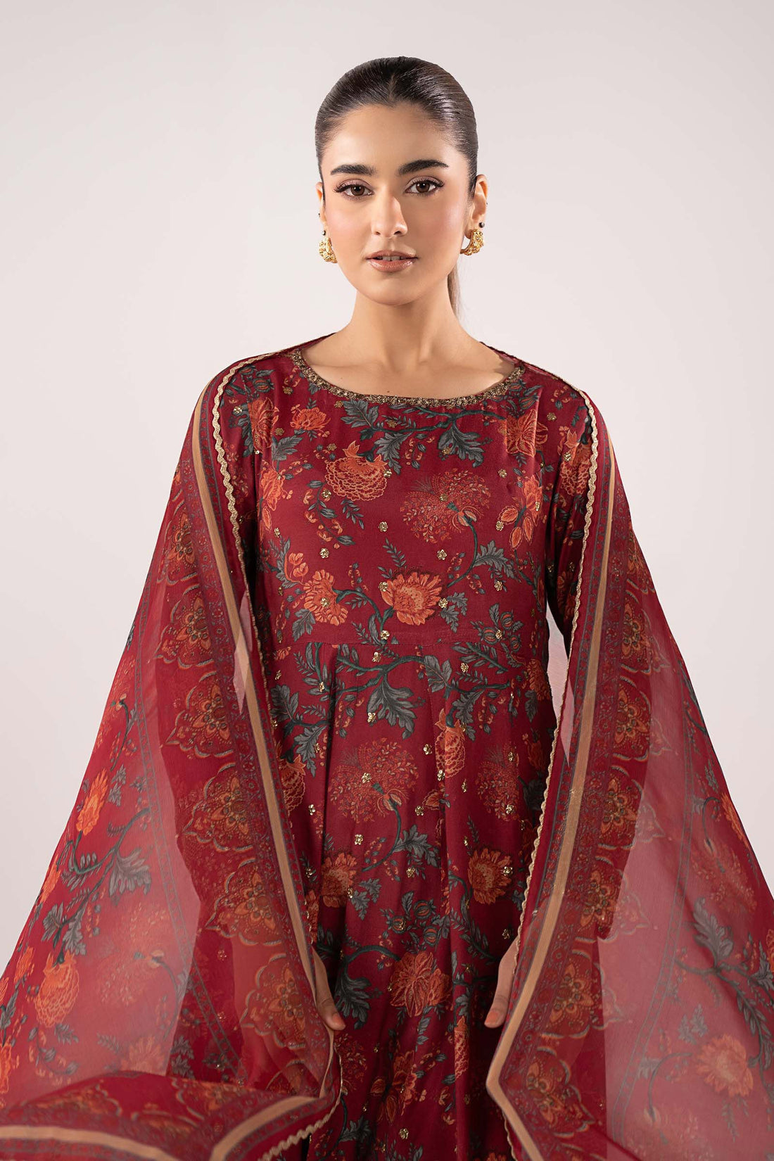 3 Piece Embroidered Lawn Suit