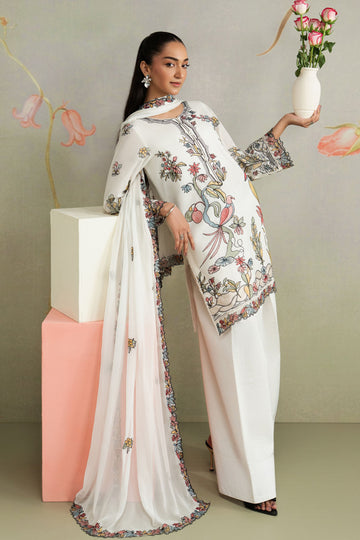 3 Piece Embroidered Lawn Suit
