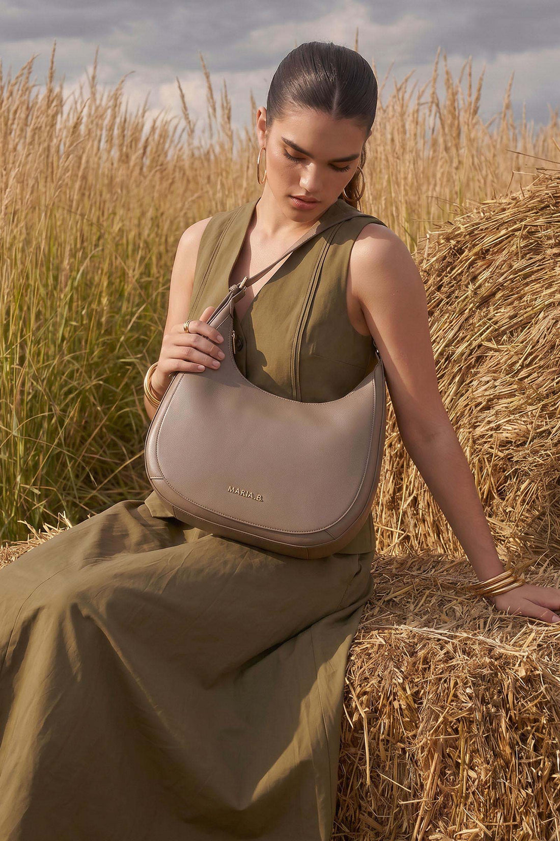 Crescent Hobo Bag