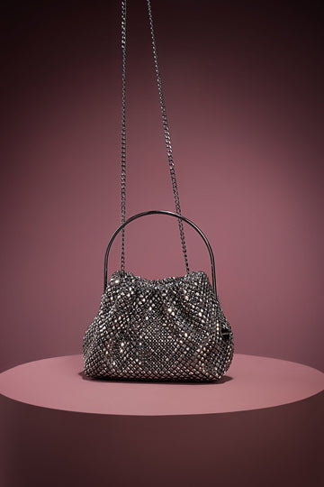 Studded Bucket Clutch