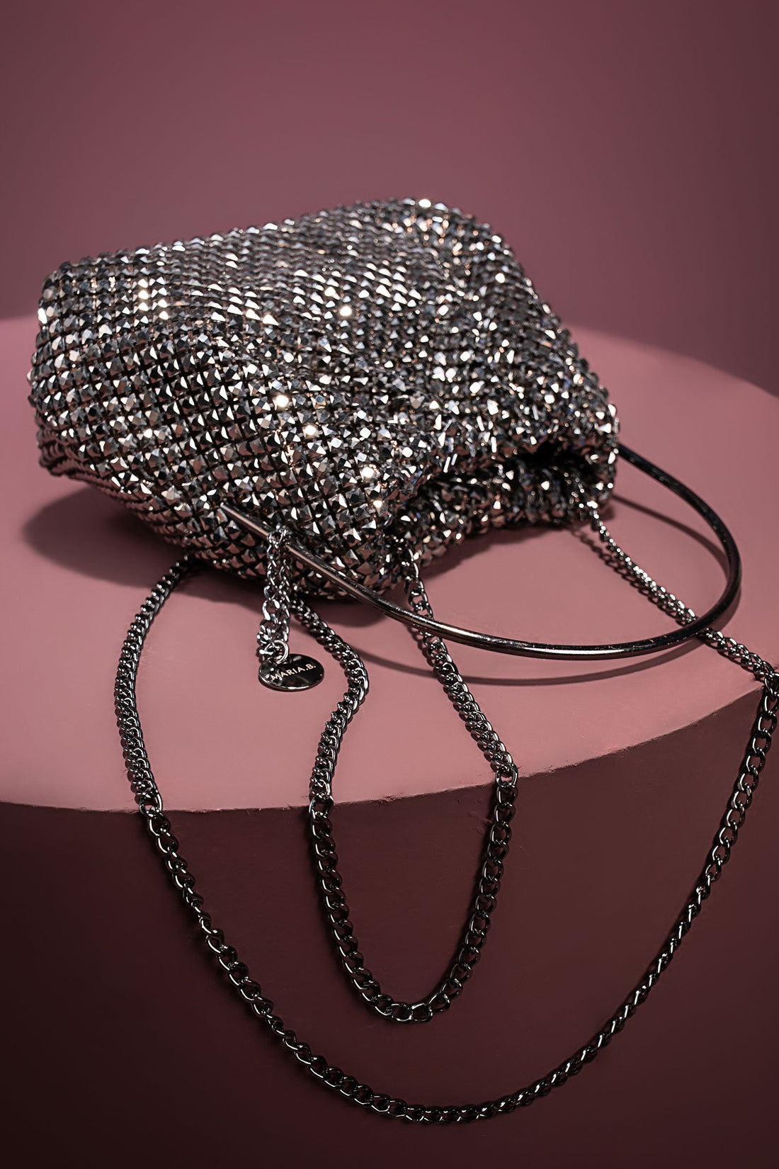 Studded Bucket Clutch