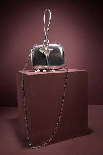 Metallic Callie Clutch