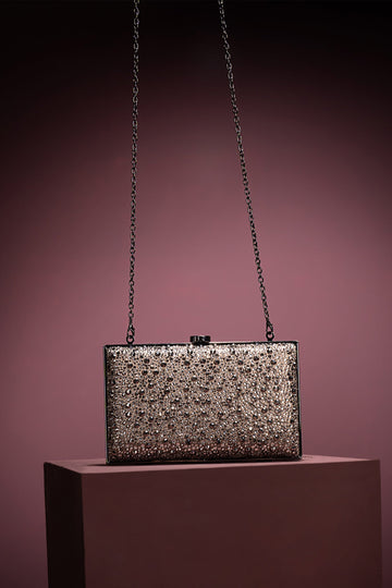 Sparkling Rectangle Clutch