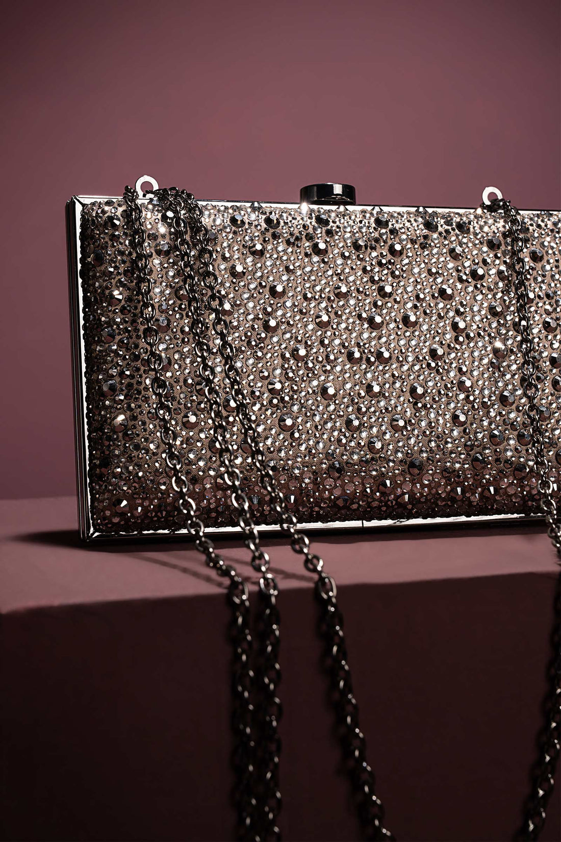 Sparkling Rectangle Clutch