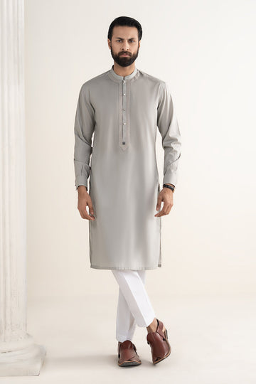 Embroidered Blended Kurta