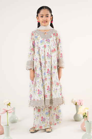3 Piece Embroidered Lawn Suit