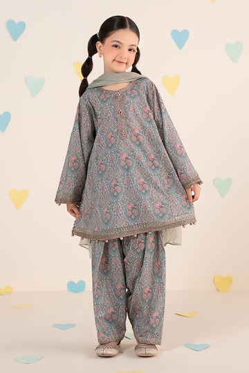 3 Piece Embroidered Lawn Suit