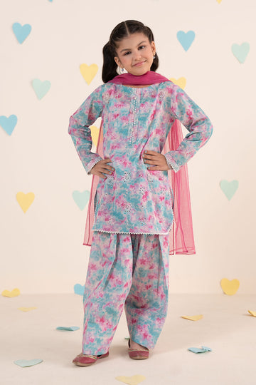 3 Piece Embroidered Lawn Suit