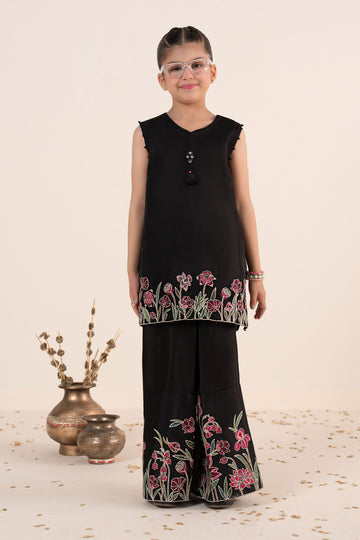 2 Piece Embroidered Organza Suit