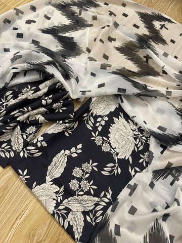 Swiss Lawn Digital Print 3-Pc Suit