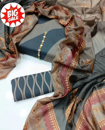 Swiss Lawn Digital Print 3-Pc Suit