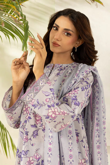 3 Piece Lawn Printed UnStitched Suit