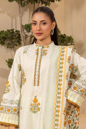 3 Piece Lawn Printed UnStitched Suit
