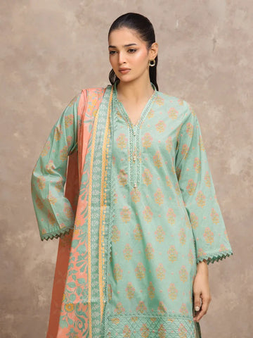 3 Piece Lawn Printed UnStitched Suit