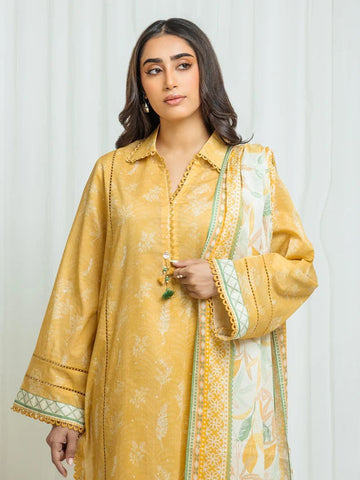 3 Piece Lawn Printed UnStitched Suit