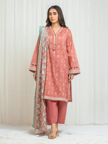 3 Piece Lawn Printed UnStitched Suit