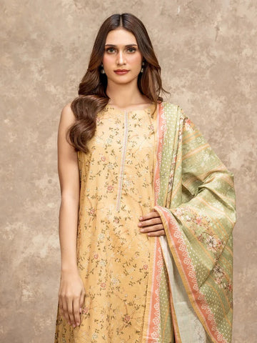 3 Piece Lawn Printed UnStitched Suit