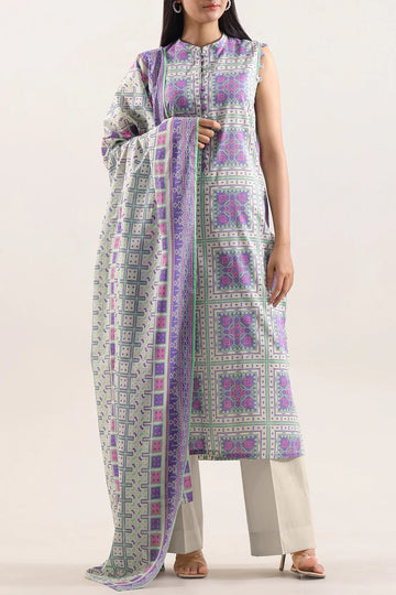 3 Piece Lawn Printed UnStitched Suit