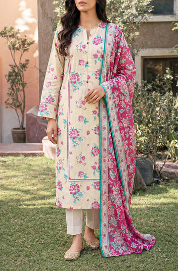 3 Piece Lawn Printed UnStitched Suit