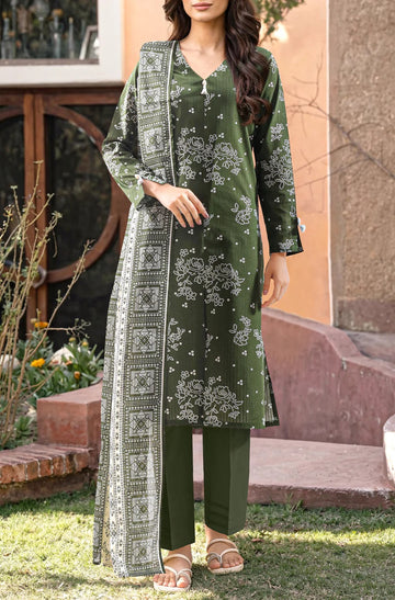3 Piece Lawn Printed UnStitched Suit
